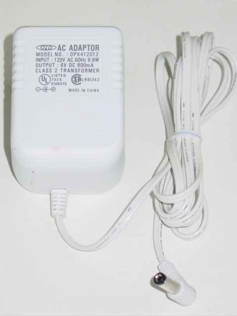 NEW CHD DPX412012 AC Adapter 6V 800mA NEW CHD DPX412012 AC Adapter 6V 800mA